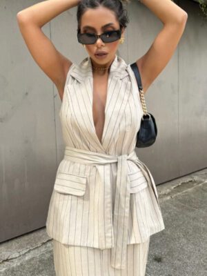 CONJUNTO VISCO LINHO LISTRA